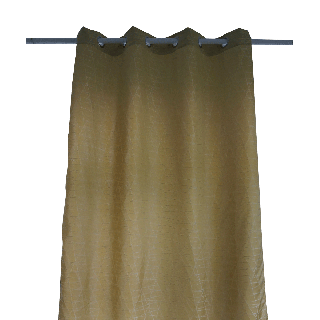 Line Eyelet Curtain Ochre 140X300 cm