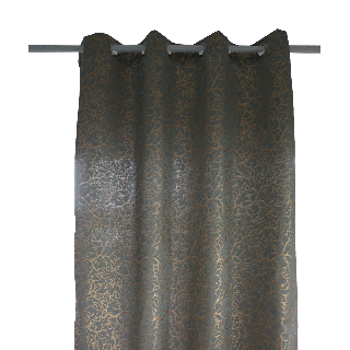 Forest Eyelet Curtain Gold 