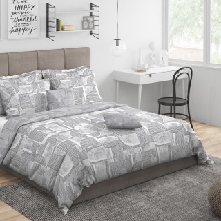 Abstractions Printed Duvet Cover Set 200 x 200 Cm