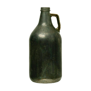 Pewter Glass Vase 27 cm