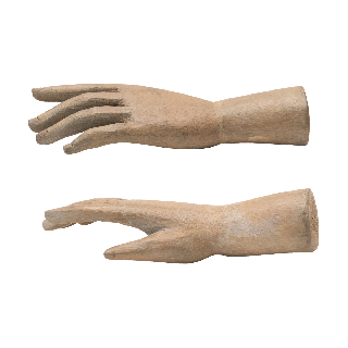 Hand-Carved Mango Wood Hands 11 cm