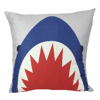 Under The Sea Shark Cushion