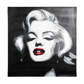 Marilyn Oil Canvas 80 x 80 Cm