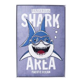 Uts Shark Area Framed Print