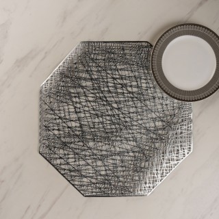 Linear Placemat Silver