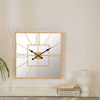 Riva Clock Gold 60 x 60 Cm