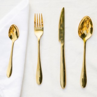 Aster Cutlery Set Gold 24 Pcs