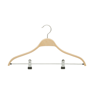 Wooden Hangers With Clips