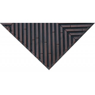 Wood Wall Doormat 45 x 75 Cm