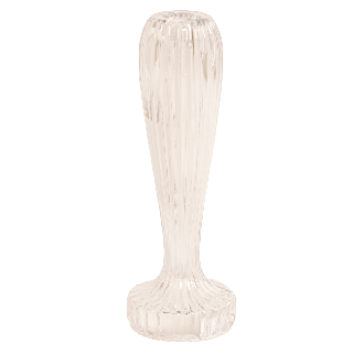 Ribbed Candle Holder 9 Cm