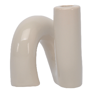 Geos Candle Holder Off White