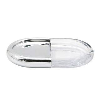 Prism Soap Dish Silver