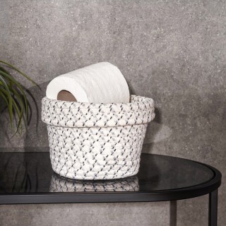 Cord Storage Basket White