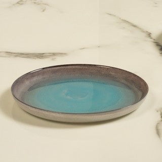Ocean Side Plate Blue 21x2 cm