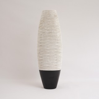 Cora Vase Black 20x14.5x60 cm