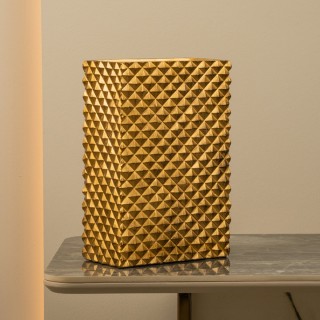 Diamond Vase Gold 20.5x12x31.5 cm