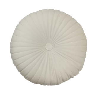 Acia Round Cushion Cream 45x45 cm