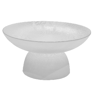 Chalk Cone Bowl White 25.5x25.5x13 cm