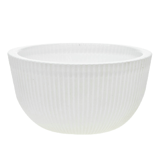 Chalk Cone Bowl White 9.5x9.5x5 cm