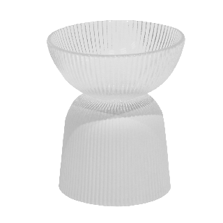 Chalk Cone Bowl White 10x10x11.5 cm