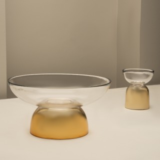 Gradient Cone Bowl Gold 25.5x25.5x13 cm