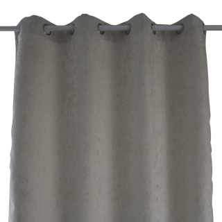 Delta Metallic Jacquard Curtain Panel Cream 140x300 cm