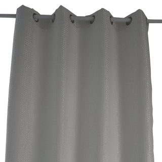 Zeal Metallic Jacquard Curtain Panel Cream 140x300 cm