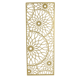Arabesque Metal Art Gold L36 cm x H95 cm