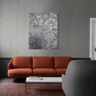 Arch Oil Canvas Grey 80x100 cm