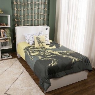 Dino Kids Comforter Set Green 180x220 cm