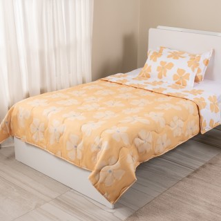 Flower Kids Comforter Set Yellow 180x220 cm