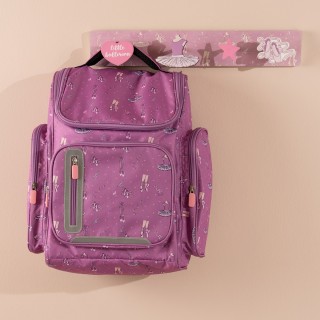 Ballet Kids School Bag Purple 32x15x41 cm
