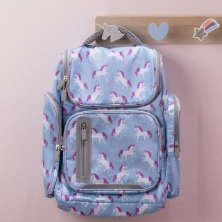 Unicorn Kids School Bag Blue 32x15x41 cm