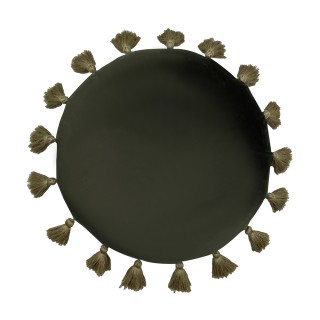 Aria Round Cushion Green Diameter 45 cm