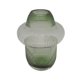 Novel Vase Green 20.5x20.5x25.5 cm