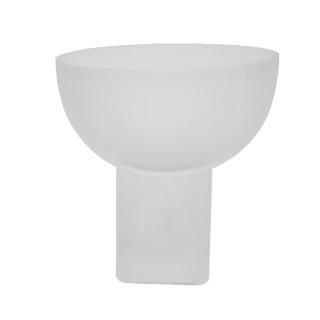 Vaza Footed Bowl White 14x14x14 cm