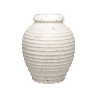 Dana Vase White 41x50.5 cm