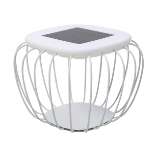 Cage Solar Lantern White 40x40x31 cm