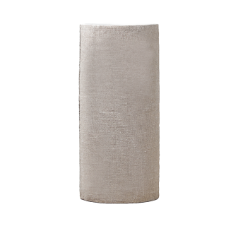 Linen Vase White 21.5X13.5X46 cm