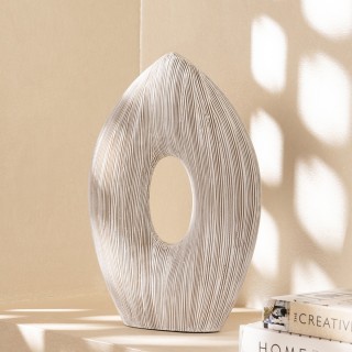 Balance Vase White 20X5.5X30 cm
