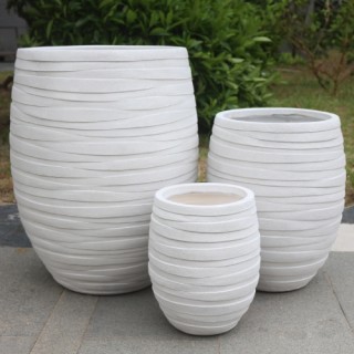 Shio Planter Set of 3Pcs White