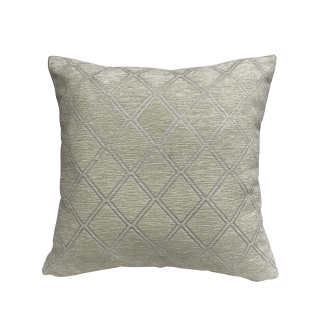 Grommet Cushion Cream 45x45 cm