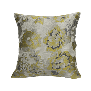 Floral Jacq Floral Cushion Yellow 45x45 cm