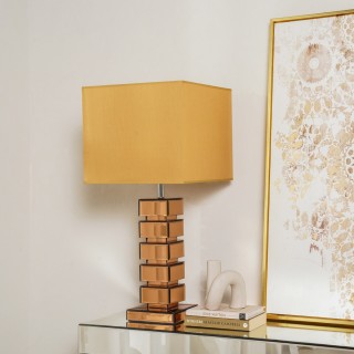 Blocks Table Lamp Gold 16X16X67Cm