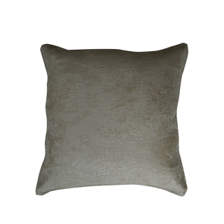 Delta Metallic Jacquard Cushion Cream 45x45 cm