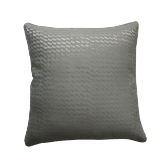 Zeal Metallic Jacquard Cushion Cream 45x45 cm