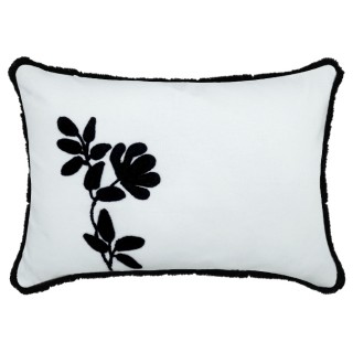 Clover Cushion Black/White 35x50 cm