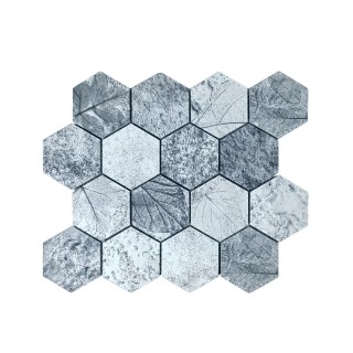Hexa Stone Mosaic Grey 26.3X30.3 cm