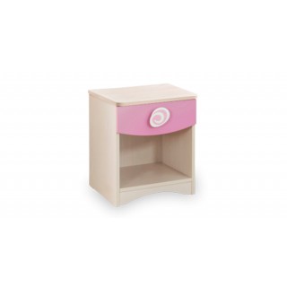 Cilek Sl Princess Pink Kids Bedside Cabinet