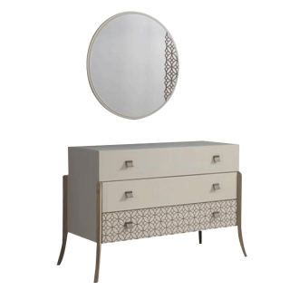 Duru Dresser With Mirror